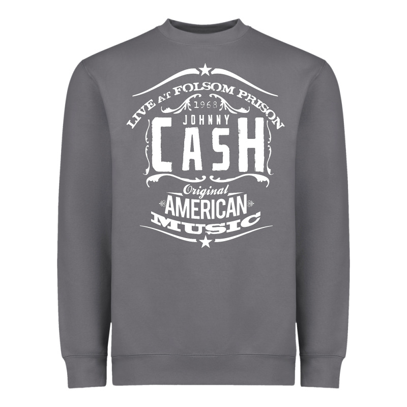 Johnny Cash Music Heavyweight Sweatshirt by artisFamous | Teevron