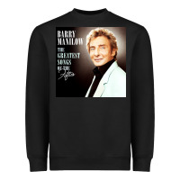 Black Best Barry Manilow Heavyweight Sweatshirt - artisFamous