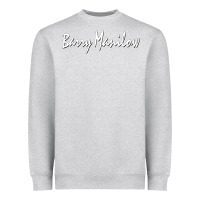 Heather Grey Best Barry Manilow Heavyweight Sweatshirt - artisFamous