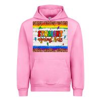 Fuchsia Pink straight against hate tumbler Urban Hoodie - JahusDesignShop