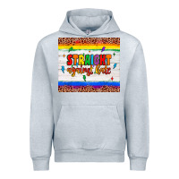 Heather Grey straight against hate tumbler Urban Hoodie - JahusDesignShop