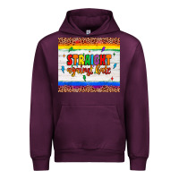 Mauve Wine straight against hate tumbler Urban Hoodie - JahusDesignShop