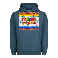 Pigment Midnight Navy straight against hate tumbler Urban Hoodie - JahusDesignShop