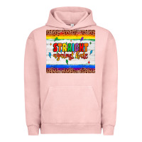 Pigment Salmon straight against hate tumbler Urban Hoodie - JahusDesignShop
