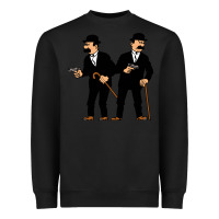 Black Thomson and Thompson Heavyweight Sweatshirt - artisFamous