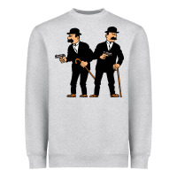 Heather Grey Thomson and Thompson Heavyweight Sweatshirt - artisFamous