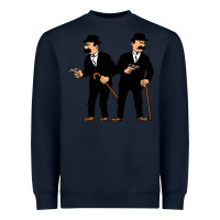 Navy Thomson and Thompson Heavyweight Sweatshirt - artisFamous