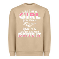 Mushroom mustang i m a girl who drives a mustang Heavyweight Sweatshirt - artisFamous