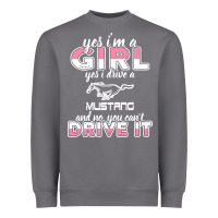 Storm mustang i m a girl who drives a mustang Heavyweight Sweatshirt - artisFamous