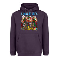 Plum snow flakes christmas cakes ado Heavyweight Hoodie - AdoDesignShop