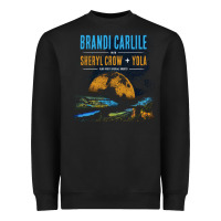 Black Brandi Carlile Poster Heavyweight Sweatshirt - artisFamous