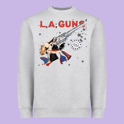 La Guns Heavyweight Sweatshirt Designed By Artisfamous