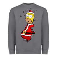 Storm Homer Claus Christmas Heavyweight Sweatshirt - artisFamous