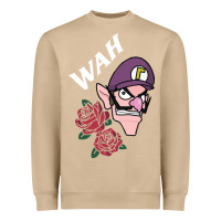 Mushroom waluigi voice ( wah ) Heavyweight Sweatshirt - artisFamous