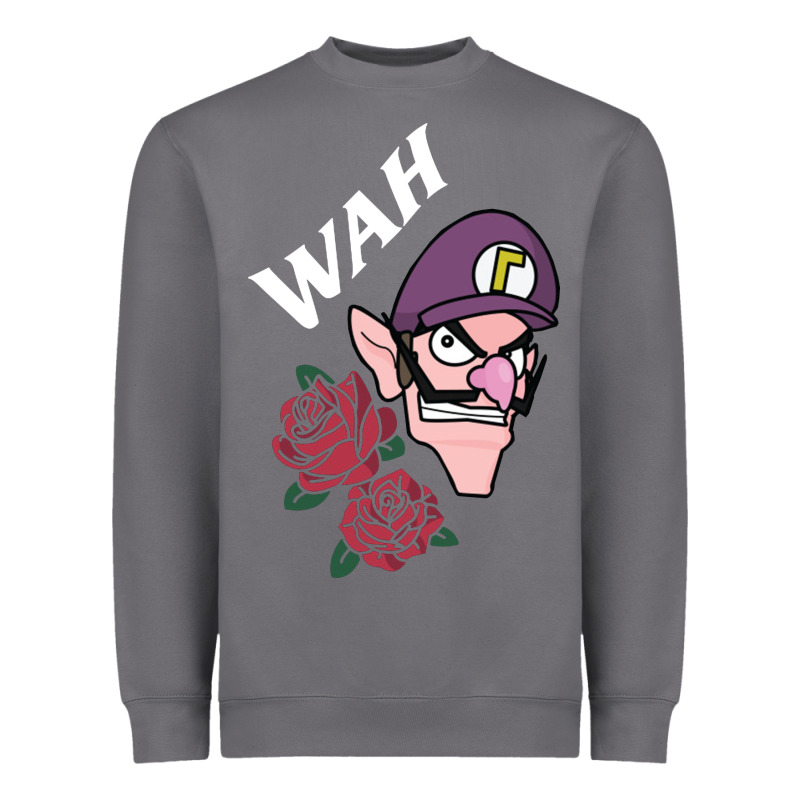 Waluigi Voice ( Wah ) Heavyweight Sweatshirt by artisFamous | Teevron