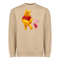 Mushroom Winnie the Pooh Piglet Heavyweight Sweatshirt - artisFamous
