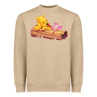 Mushroom Winnie the Pooh Piglet Heavyweight Sweatshirt - artisFamous