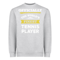 Heather Grey the world's finest tennis player Heavyweight Sweatshirt - artisFamous