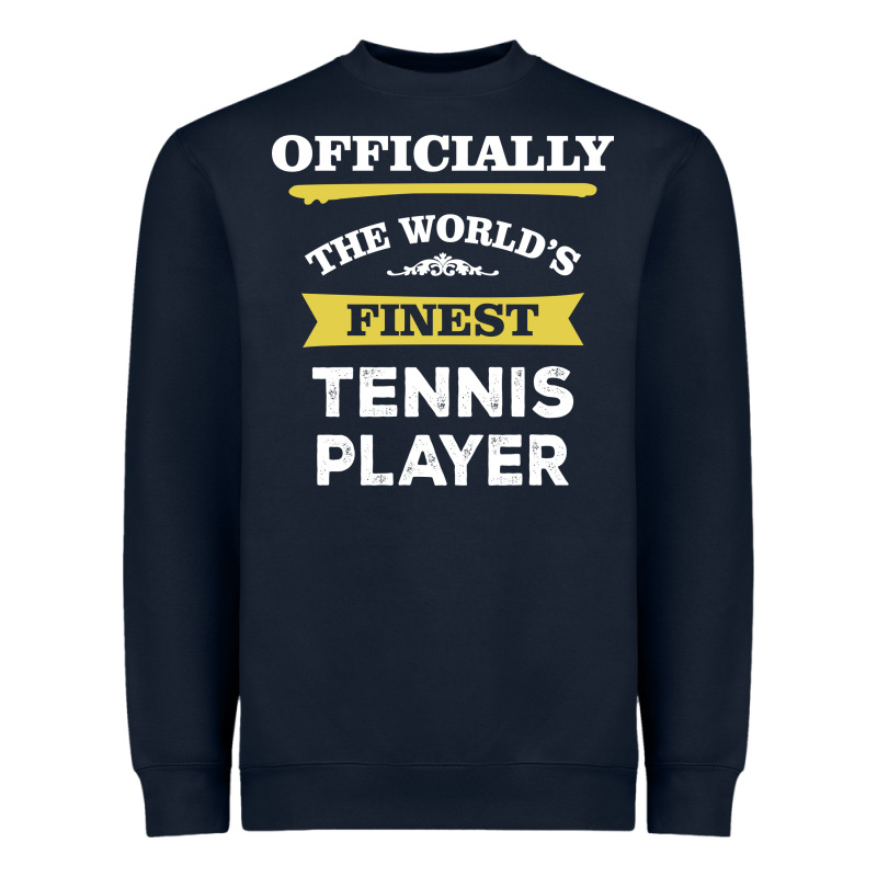 The World's Finest Tennis Player Heavyweight Sweatshirt by artisFamous | Teevron