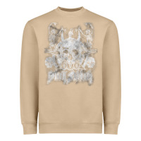 Mushroom black sab.bath official vintage dancing skele Heavyweight Sweatshirt - artisFamous