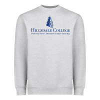 Heather Grey Hillsdale College Heavyweight Sweatshirt - artisFamous