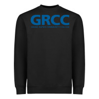 Black Grand Rapids Community College Heavyweight Sweatshirt - artisFamous