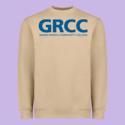 Grand Rapids Community College Heavyweight Sweatshirt Designed By Artisfamous