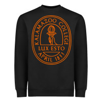 Black Kalamazoo College Heavyweight Sweatshirt - artisFamous
