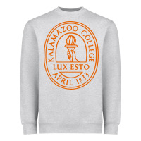 Heather Grey Kalamazoo College Heavyweight Sweatshirt - artisFamous