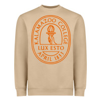 Mushroom Kalamazoo College Heavyweight Sweatshirt - artisFamous