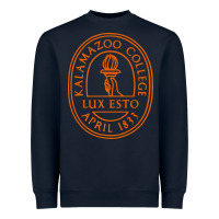 Navy Kalamazoo College Heavyweight Sweatshirt - artisFamous