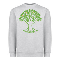 Heather Grey Maharishi International College Heavyweight Sweatshirt - artisFamous