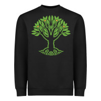 Black Maharishi International College Heavyweight Sweatshirt - artisFamous