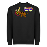 Black Scooby Doo Heavyweight Sweatshirt - artisFamous