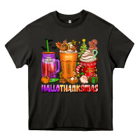 Asphalt hallothanksmas coffee cups Heavy Core Tee - texasbilliewilder