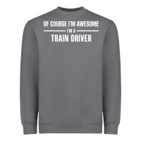Storm i'm awesome i'm a train driver Heavyweight Sweatshirt - artisFamous