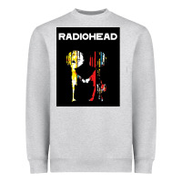 Heather Grey radio Heavyweight Sweatshirt - artisFamous