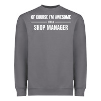 Storm i'm awesome i'm a shop manager Heavyweight Sweatshirt - artisFamous