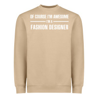 Mushroom i'm awesome i'm a fashion designer Heavyweight Sweatshirt - artisFamous