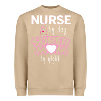 Mushroom nurse by day super mom by night Heavyweight Sweatshirt - artisFamous