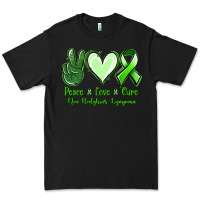 Black Peace Love Cure Non Hodgkins Lympoma Premium Tee - Jasminsmagicworld
