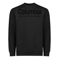 Black Columbia College Chicago Heavyweight Sweatshirt - artisFamous