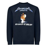 Navy design Premium 88 Fingers Louie Heavyweight Sweatshirt - artisFamous