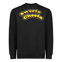 Black sweeto cheeto Heavyweight Sweatshirt - artisFamous