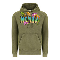 Vintage Olive Blessed memaw Mother's Day Vintage Hoodie - FaDigitalArtStudio
