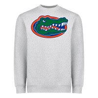 Heather Grey gators gator Heavyweight Sweatshirt - artisFamous