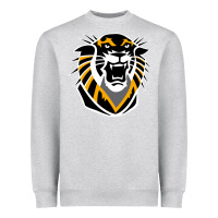 Heather Grey fort hays tigers Heavyweight Sweatshirt - artisFamous