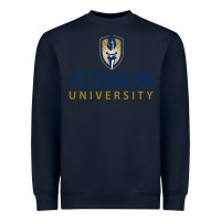 Navy Judson College Heavyweight Sweatshirt - artisFamous