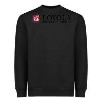 Black Loyola College Chicago Heavyweight Sweatshirt - artisFamous