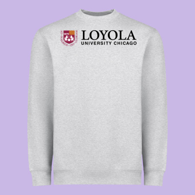 Loyola College Chicago Heavyweight Sweatshirt Designed By Artisfamous